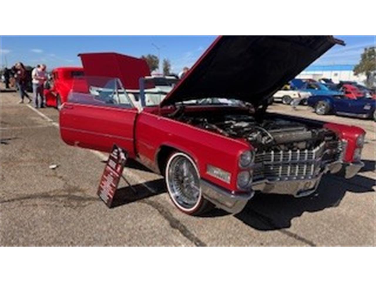 Cadillac-Coupe-deville-1966-Flemenco-Red-White-w-Red-Piping-13