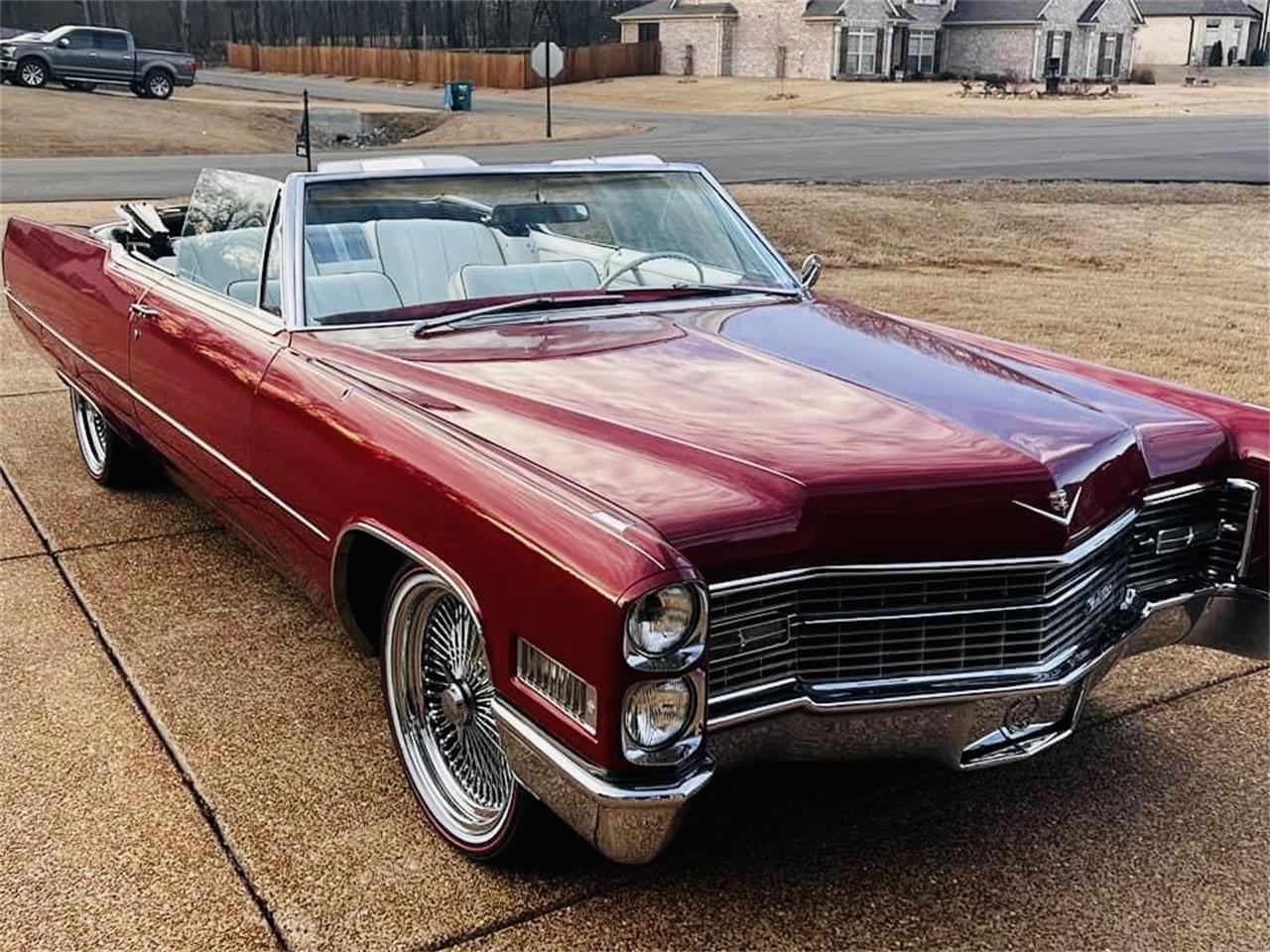 Cadillac-Coupe-deville-1966-Flemenco-Red-White-w-Red-Piping-9