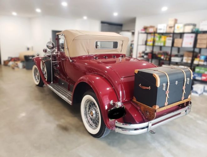Cadillac-Other-1929-Dark-Red-Gloss-Camel-Tan-Leather-35