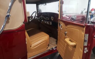 Cadillac-Other-1929-Dark-Red-Gloss-Camel-Tan-Leather-4