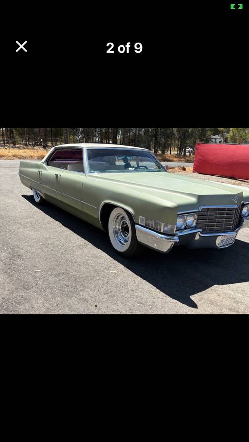 Cadillac-seville-sedan-4d-1969-green-1