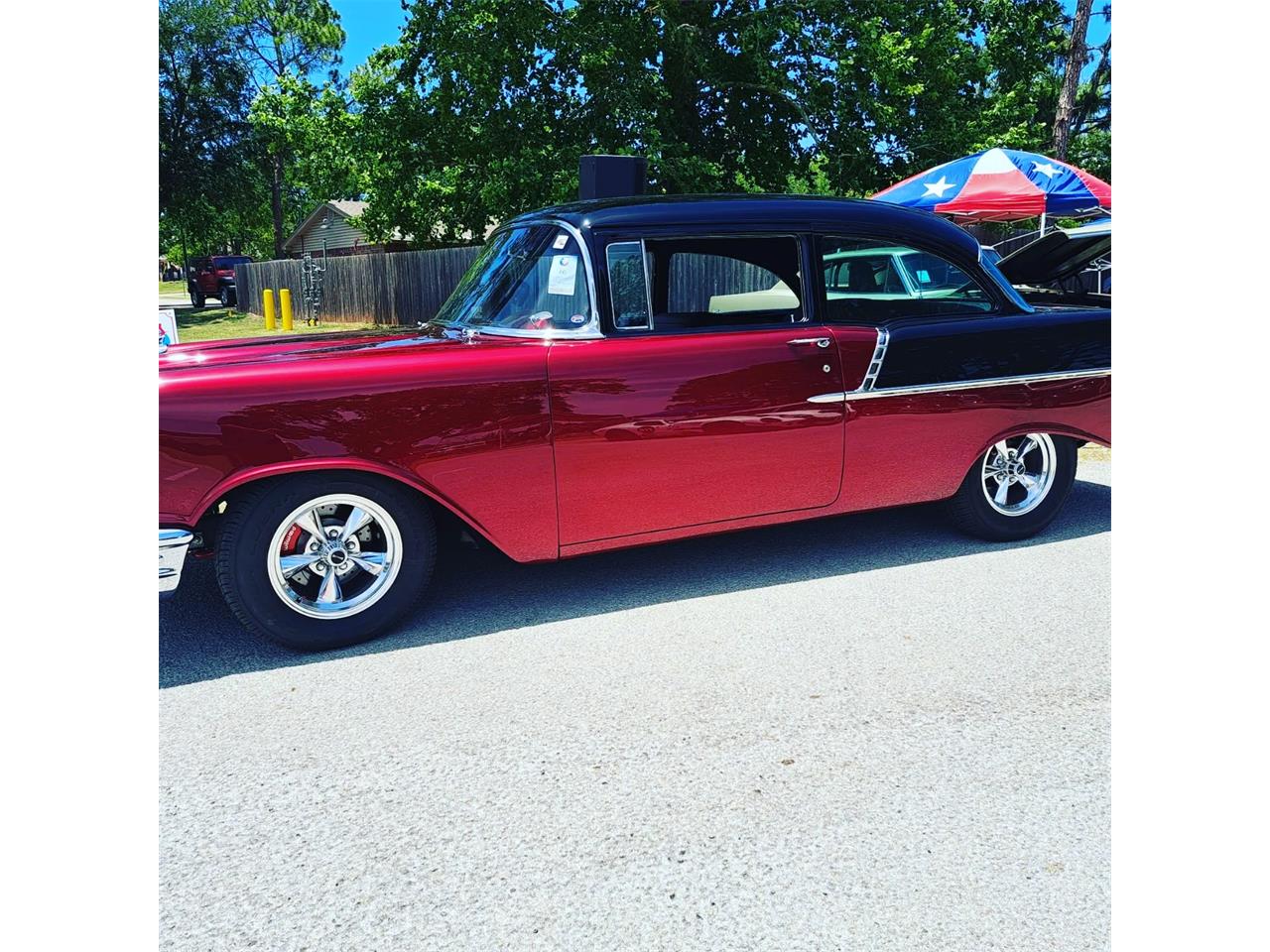 Chevrolet-150-1957-2-tone-randy-apple3-Black-amp-burgundy-1