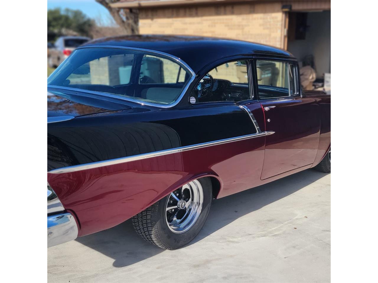 Chevrolet-150-1957-2-tone-randy-apple3-Black-amp-burgundy-19
