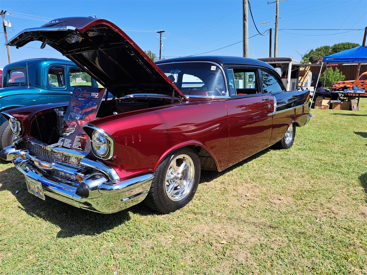 Chevrolet-150-1957-2-tone-randy-apple3-Black-amp-burgundy-2