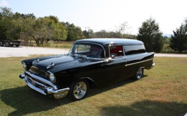 Chevrolet-150-1957-Black-Red-Gray-and-Black