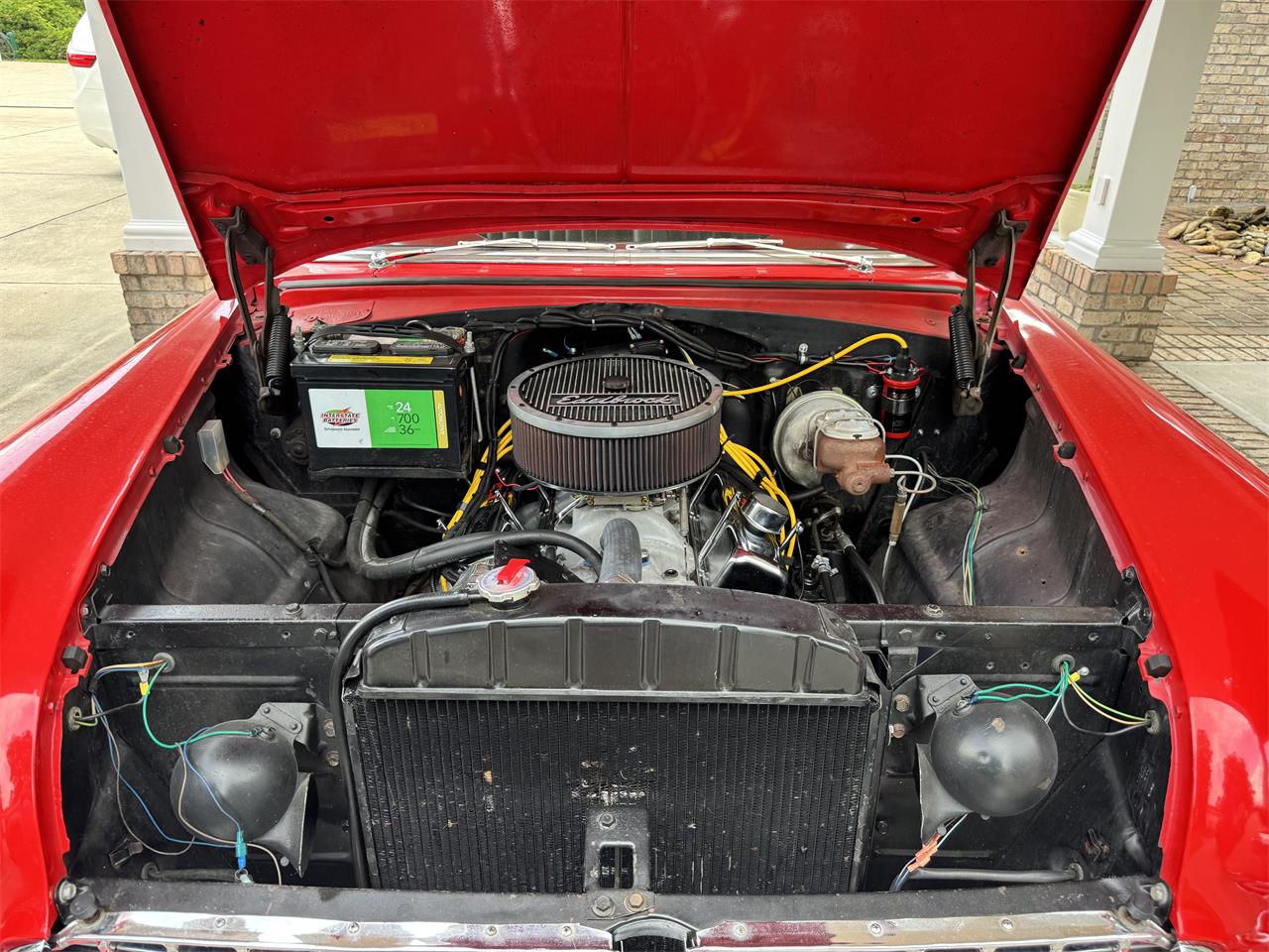 Chevrolet-2-dr-sedan-1955-Red-Black-7