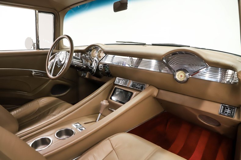 Chevrolet-210-1955-Burgundy-Tan-Leather-41