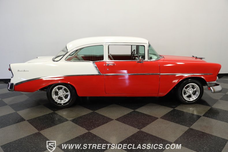 Chevrolet-210-1956-Bright-Red-Red-ampamp-White-13