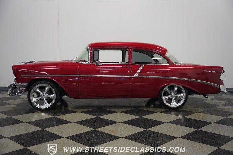 Chevrolet-210-1956-Dark-Red-Maroon