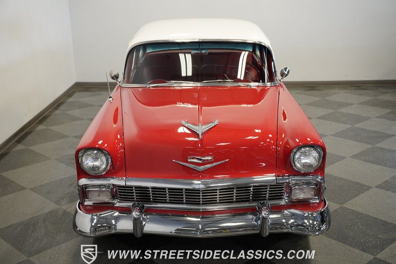 Chevrolet-210-1956-Red-Red-21