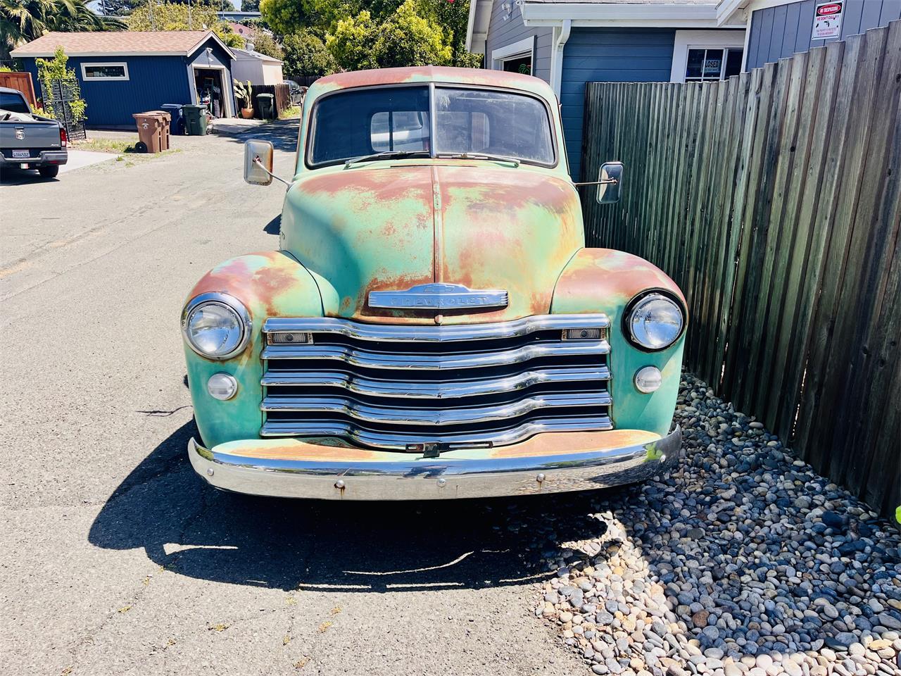 Chevrolet-3100-1951-GreenPatina-Black