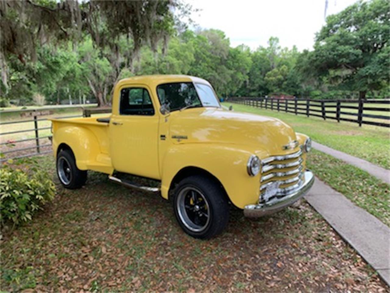Chevrolet-3100-1952-Yellow-Black-6