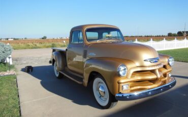 Chevrolet-3100-1954-Gold-Dark-brown-2