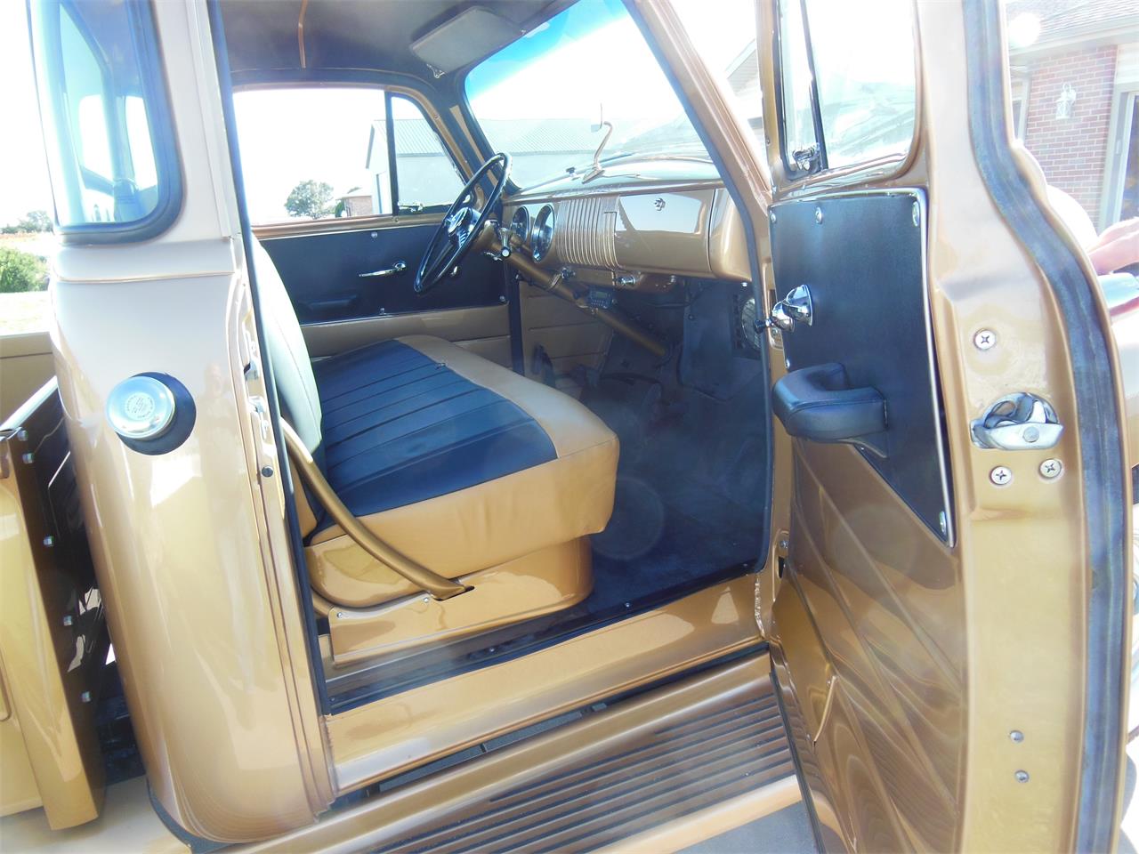 Chevrolet-3100-1954-Gold-Dark-brown-26
