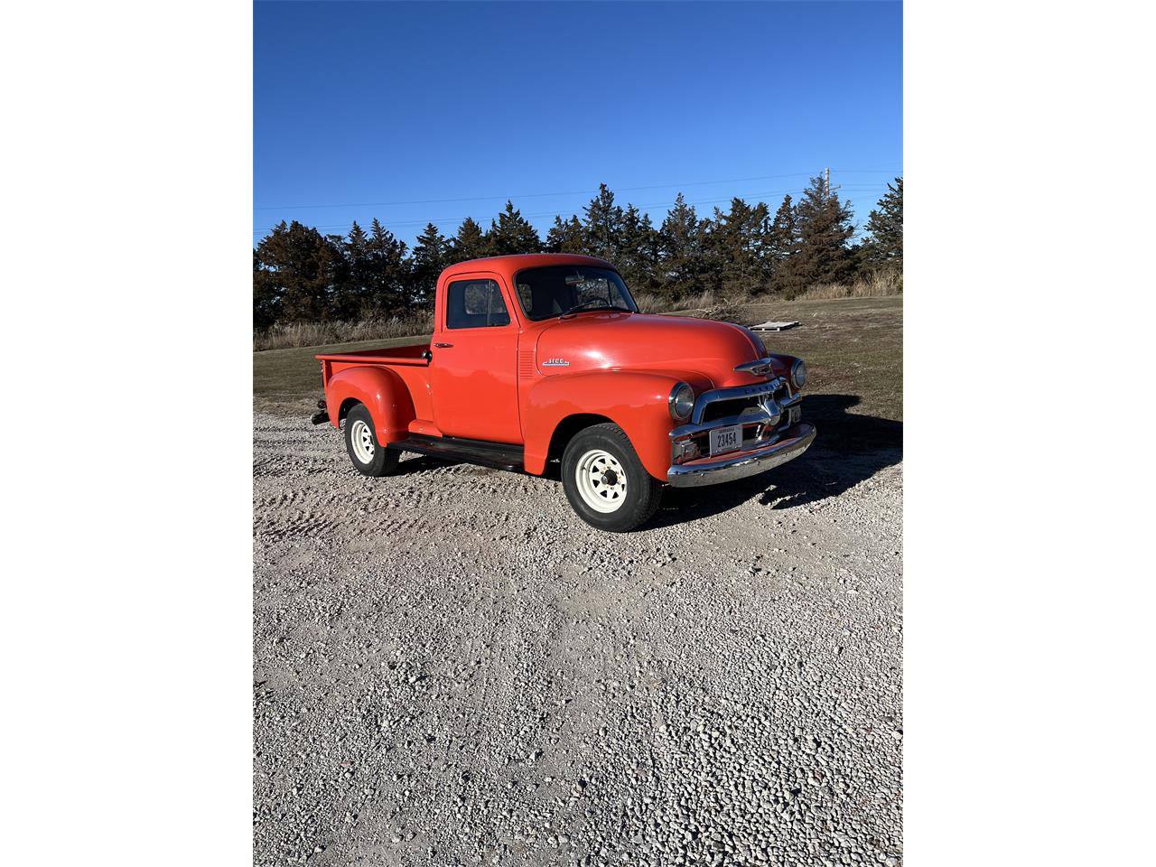 Chevrolet-3100-1954-Red-Gray-2