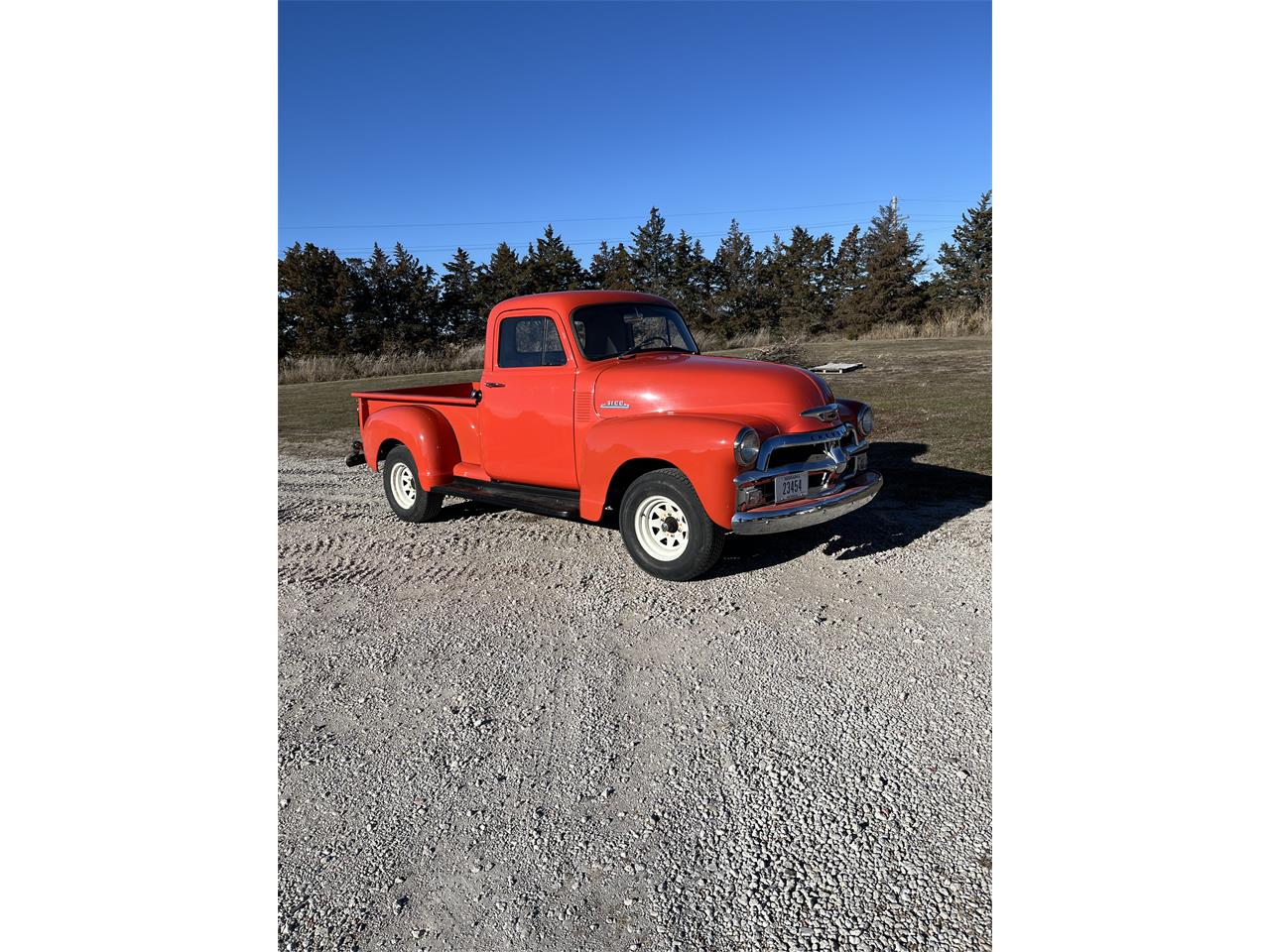 Chevrolet-3100-1954-Red-Gray-3