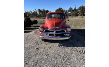 Chevrolet-3100-1954-Red-Gray
