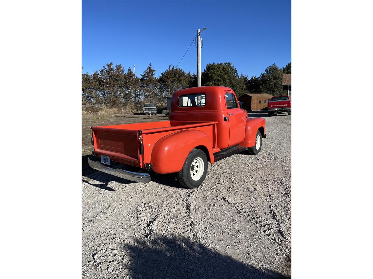 Chevrolet-3100-1954-Red-Gray-5