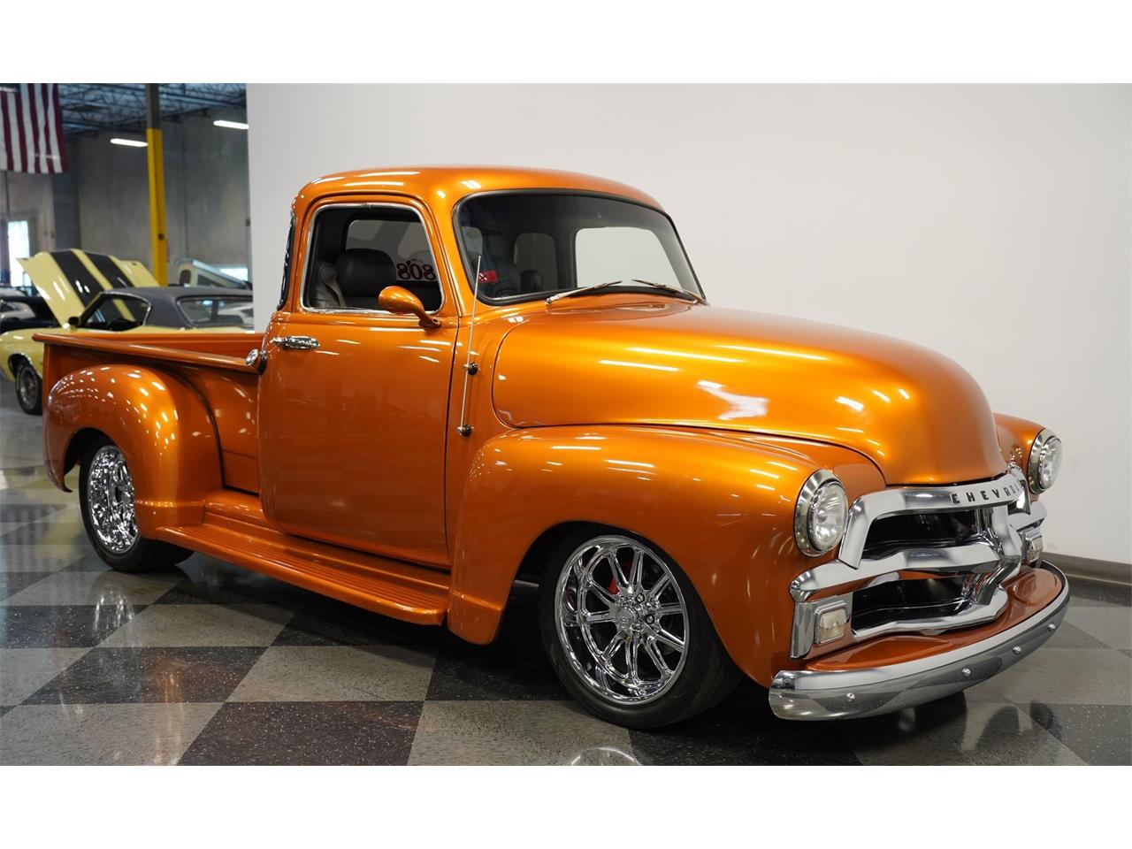 Chevrolet-3100-1954-Tangerine-Orange-Grey-and-Orange-10