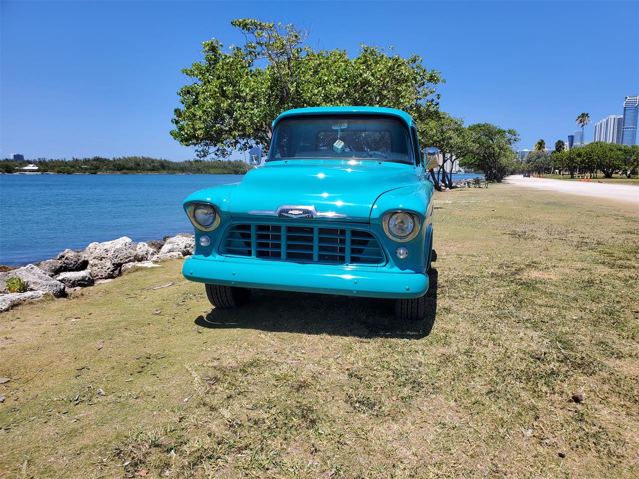 Chevrolet-3100-1955-Blue-aquamarine-white-1