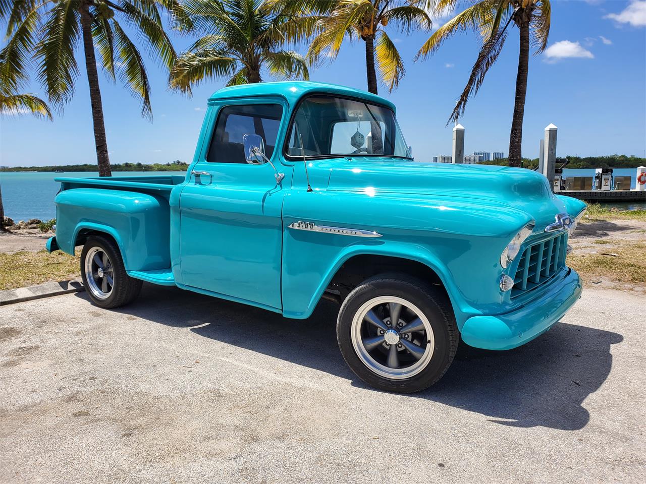 Chevrolet-3100-1955-Blue-aquamarine-white-13