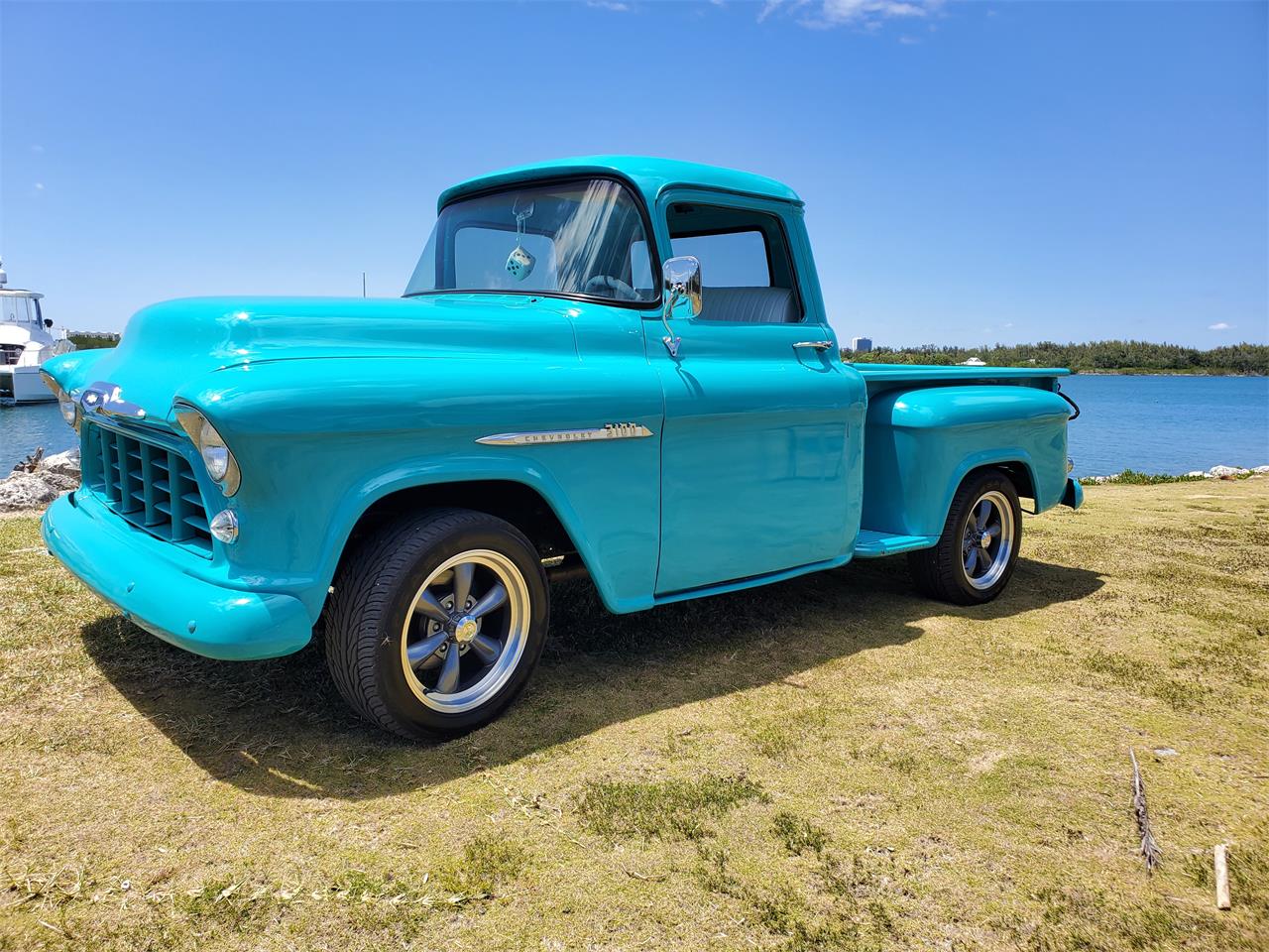 Chevrolet-3100-1955-Blue-aquamarine-white-2