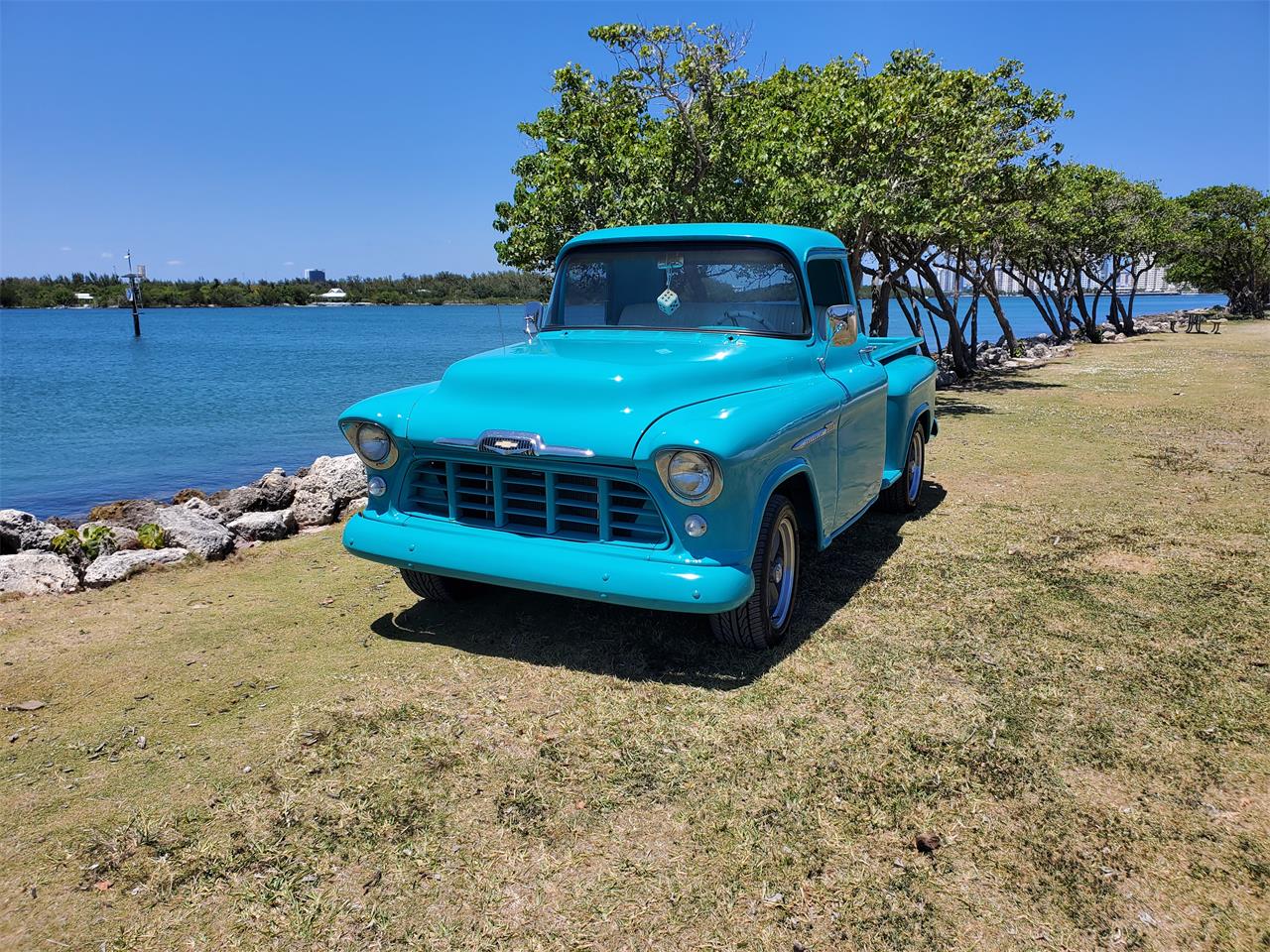 Chevrolet-3100-1955-Blue-aquamarine-white-5