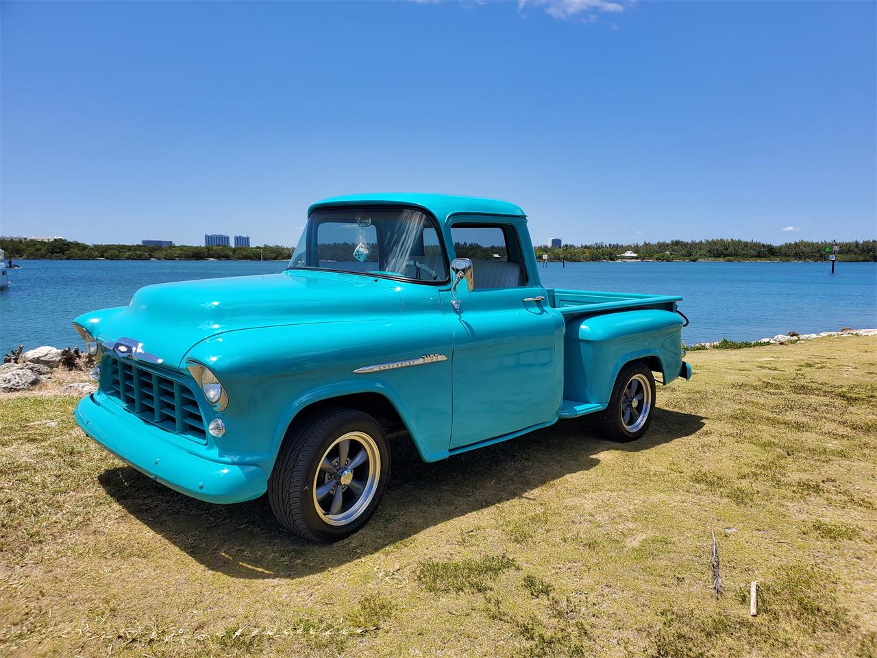 Chevrolet-3100-1955-Blue-aquamarine-white-67