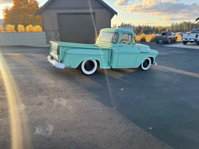 Chevrolet-3100-1956-Green-Black-4