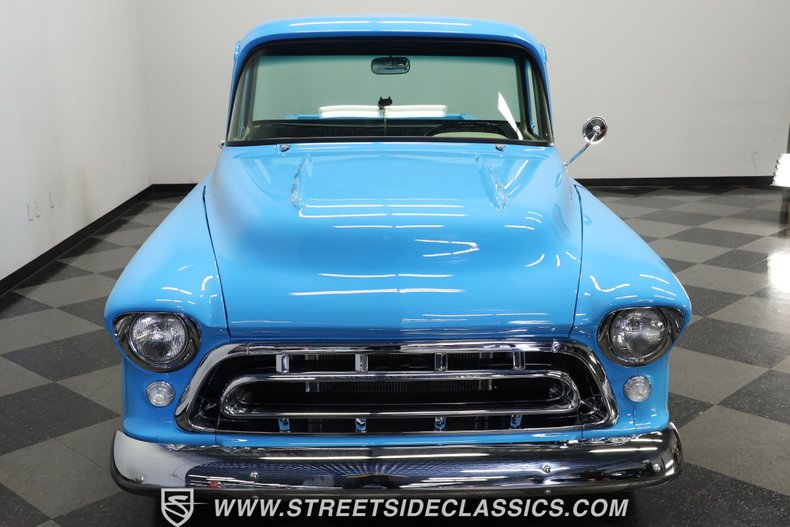 Chevrolet-3100-1957-Blue-GrayBeige-14