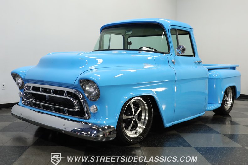 Chevrolet-3100-1957-Blue-GrayBeige-19