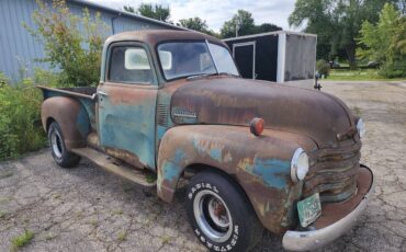 Chevrolet-3100-short-bed-half-ton-pickup-truck-1950-green-1