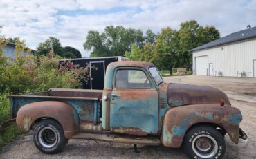 Chevrolet-3100-short-bed-half-ton-pickup-truck-1950-green-3