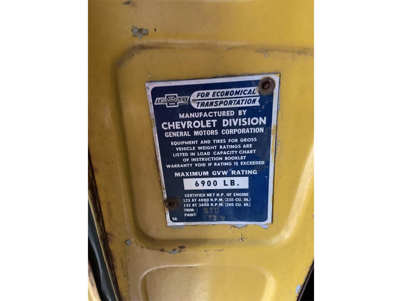 Chevrolet-3600-1956-India-Ivory-Yellow-6