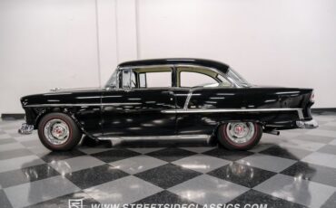 Chevrolet-Bel-air-1955-Black-White