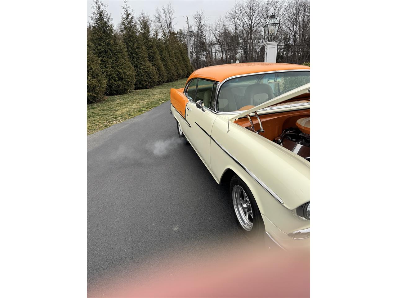Chevrolet-Bel-air-1955-creamorange-Beige-11