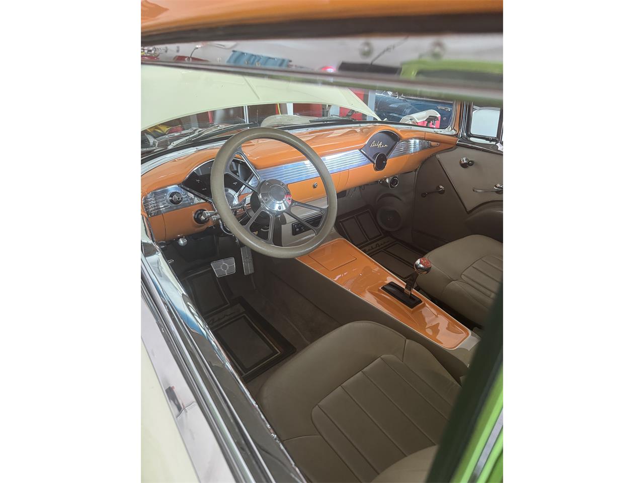 Chevrolet-Bel-air-1955-creamorange-Beige-3