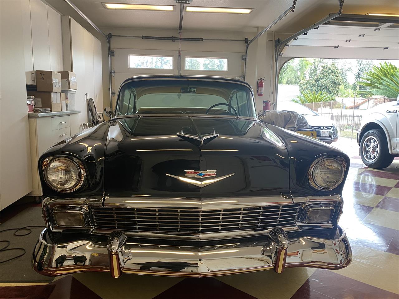 Chevrolet-Bel-air-1956-Dark-blue-Tan-1