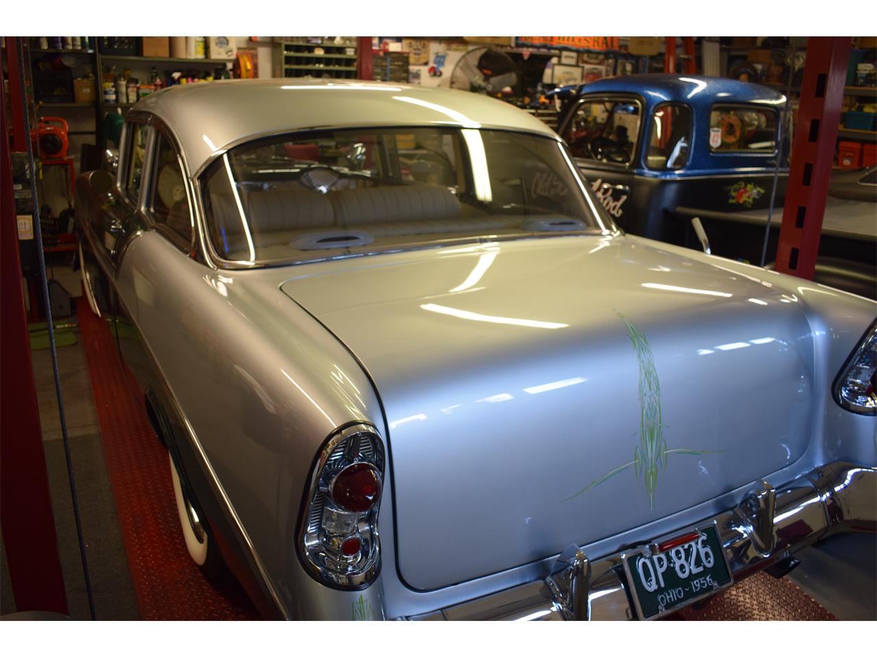 Chevrolet-Bel-air-1956-Forest-GreenSilver-WhiteGreen-66