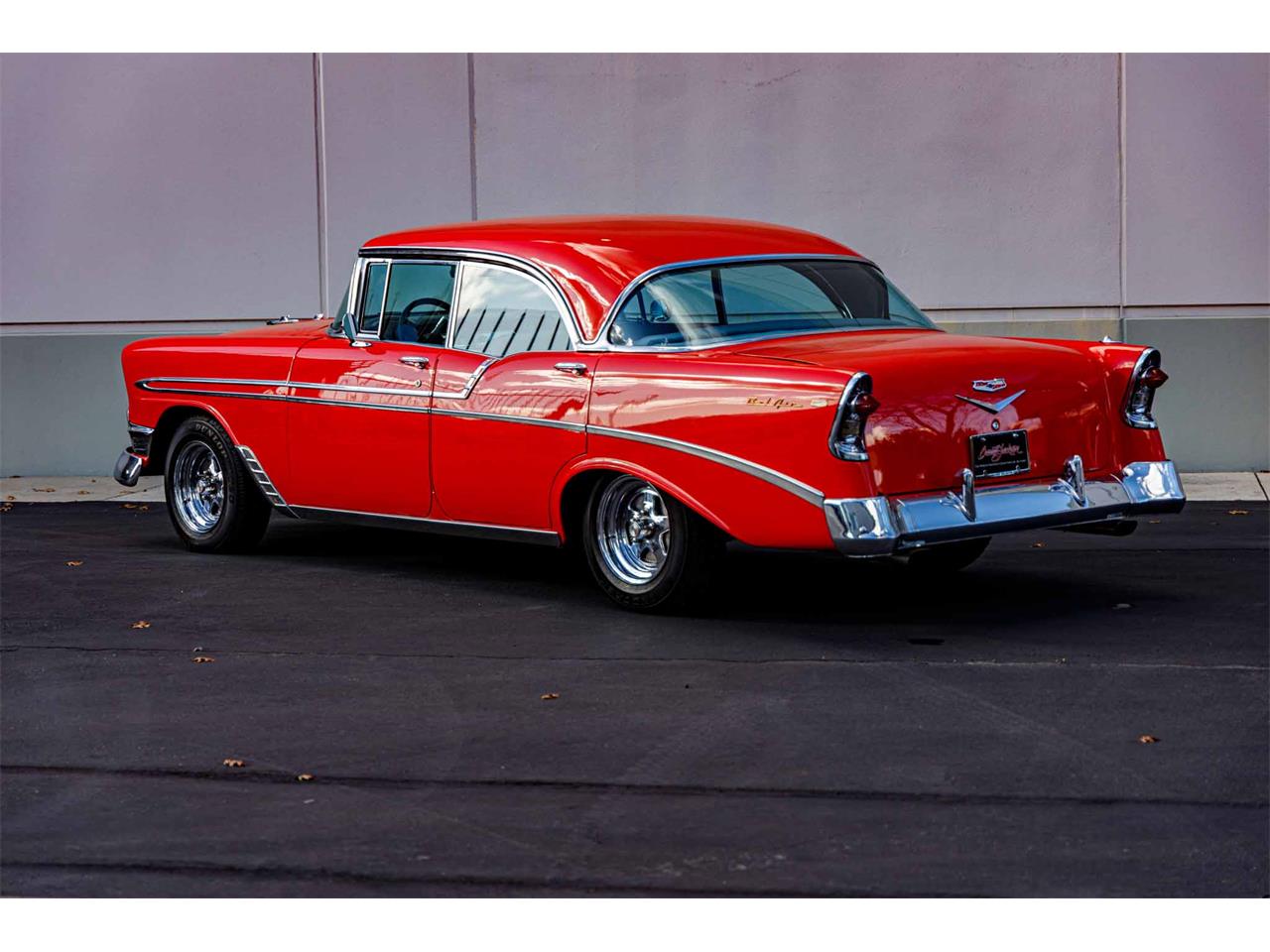 Chevrolet-Bel-air-1956-Red-Gray-1