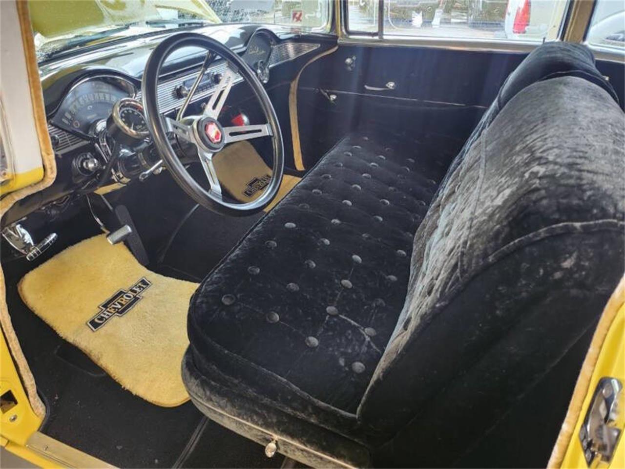 Chevrolet-Bel-air-1956-YellowWhite-Black-10