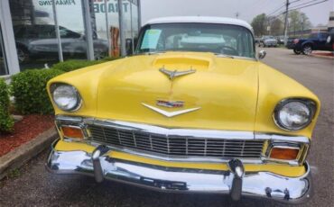 Chevrolet-Bel-air-1956-YellowWhite-Black
