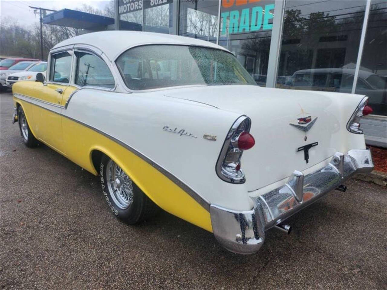 Chevrolet-Bel-air-1956-YellowWhite-Black-7