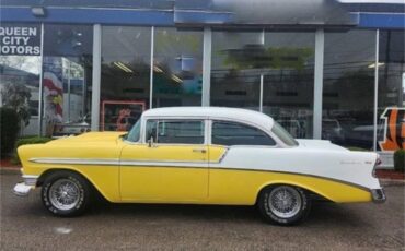 Chevrolet-Bel-air-1956-YellowWhite-Black-8