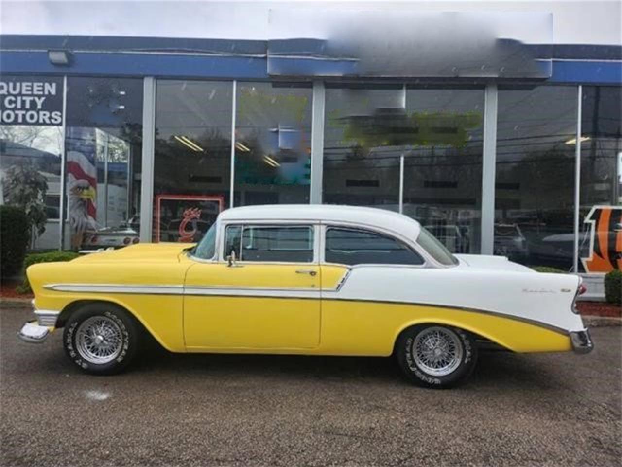 Chevrolet-Bel-air-1956-YellowWhite-Black-8