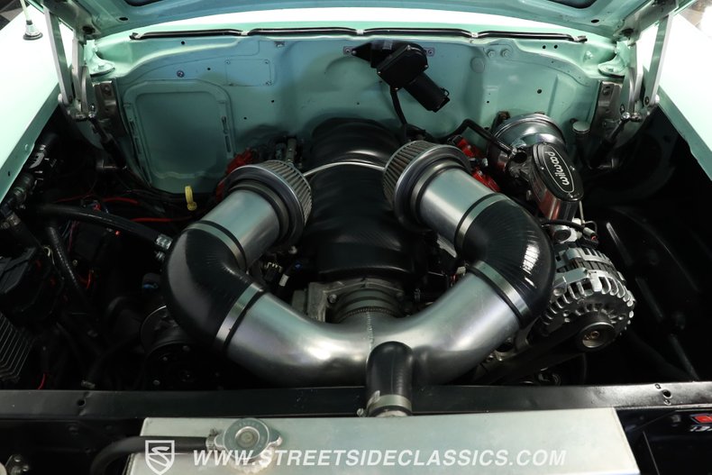 Chevrolet-Bel-air-1957-Light-Green-Black-1