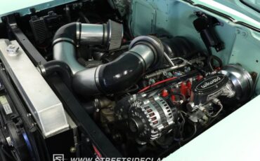 Chevrolet-Bel-air-1957-Light-Green-Black-40