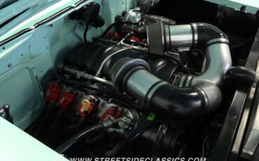 Chevrolet-Bel-air-1957-Light-Green-Black-41