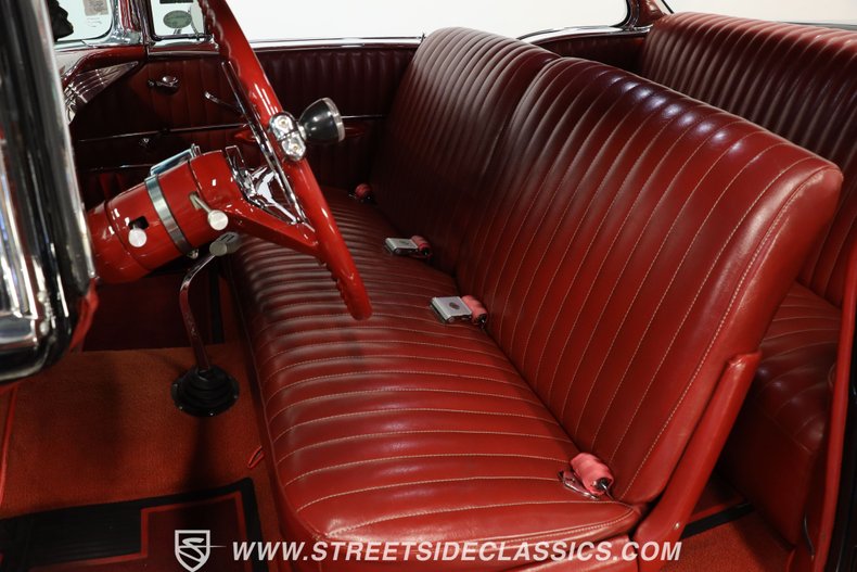 Chevrolet-Bel-air-1957-Onyx-Black-Dark-Red-11
