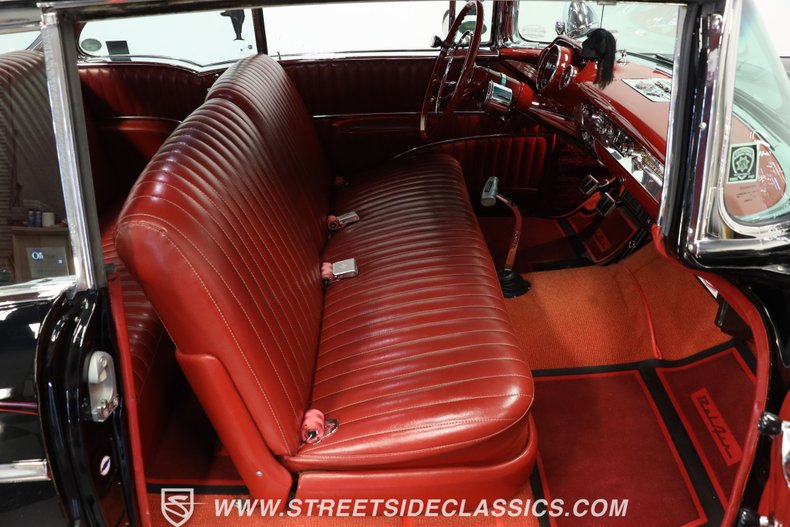 Chevrolet-Bel-air-1957-Onyx-Black-Dark-Red-15